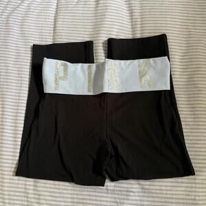 Y2K PINK Victorias Secret Foldover Capri Pants